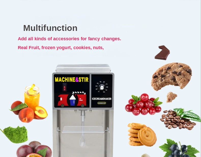 Swirl Frozen Ice Cream Machine Fruit Soft Ice Cream Blender Machine  Commercial Blizzard Machine Ice Cream Mixermilk Shaker Mixer Ice Cream  Blender - China Swirl Frozen Ice Cream Machine, Fruit Soft Ice