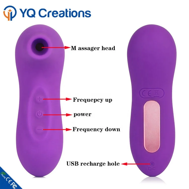 New Style 8 Frequency Handheld Suction Pussy Vibrator Female Clitoral Sex Toy for Masturbation