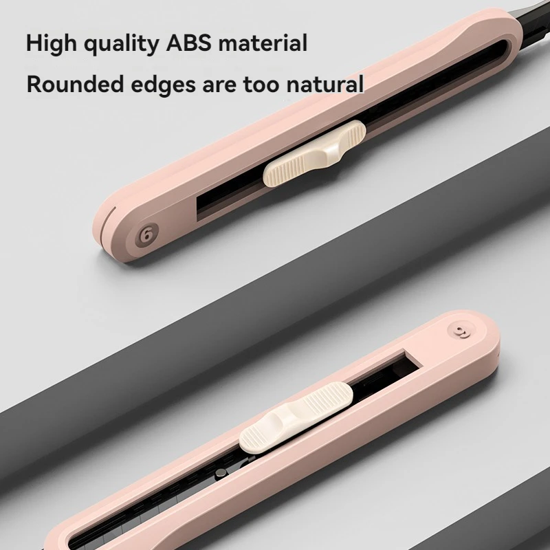 Deli NS063-SA ピンク ポータブルアートナイフ 288個入りセット