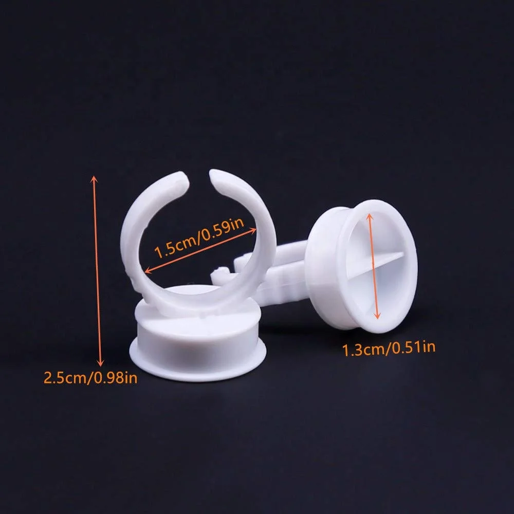 Нет минимального заказа ваш бренд 100 шт. одноразовые кольца для клея ресниц наращивания ногтей чашки