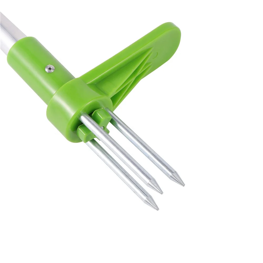 Root Remover Tool Outdoor Portable Manual Garden Lawn Long Handled Aluminum Stand up Weed Puller