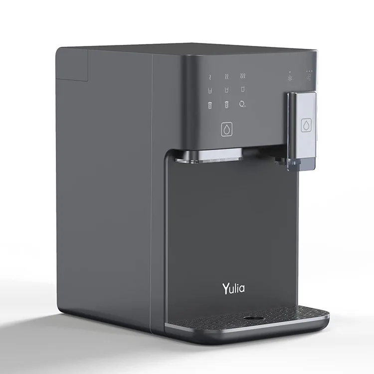Yulia home desktop drinking soda water maker machine 150 gallon ro 4 stage filtration water purifier dispensers