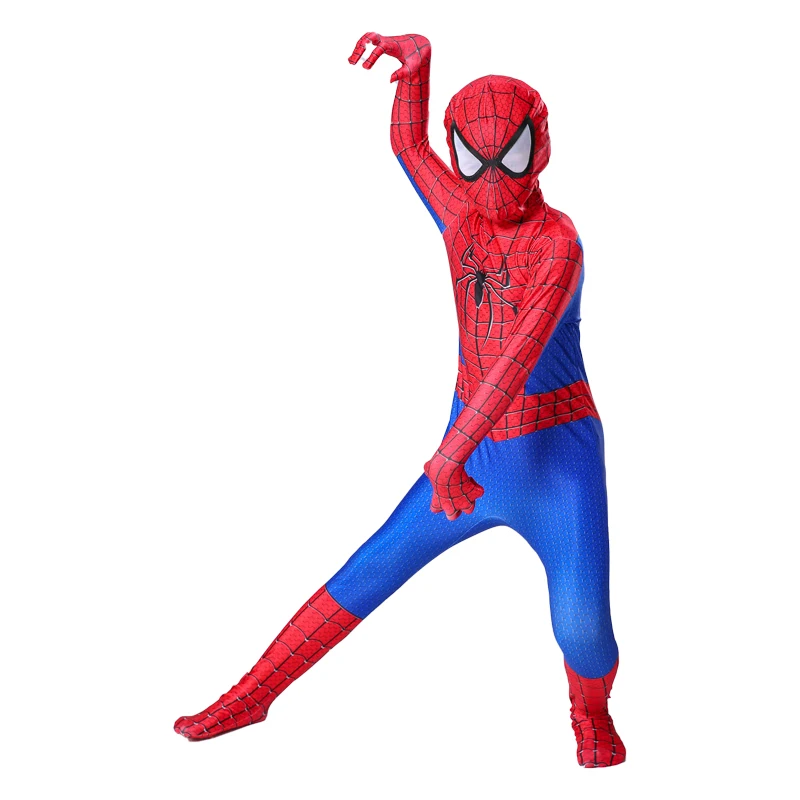 Red Blue Spiderman Costume Spider Man Suit Spider-man Costumes Children ...