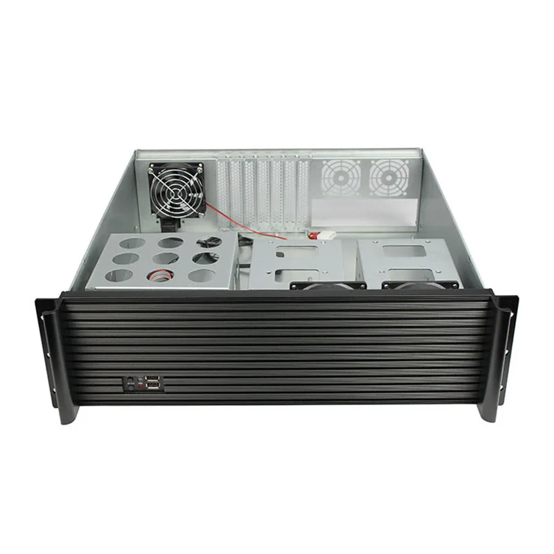 ATX Industrial Computer 3u Server case 450mm Depth with 7 Pcie Server Chassis 3u