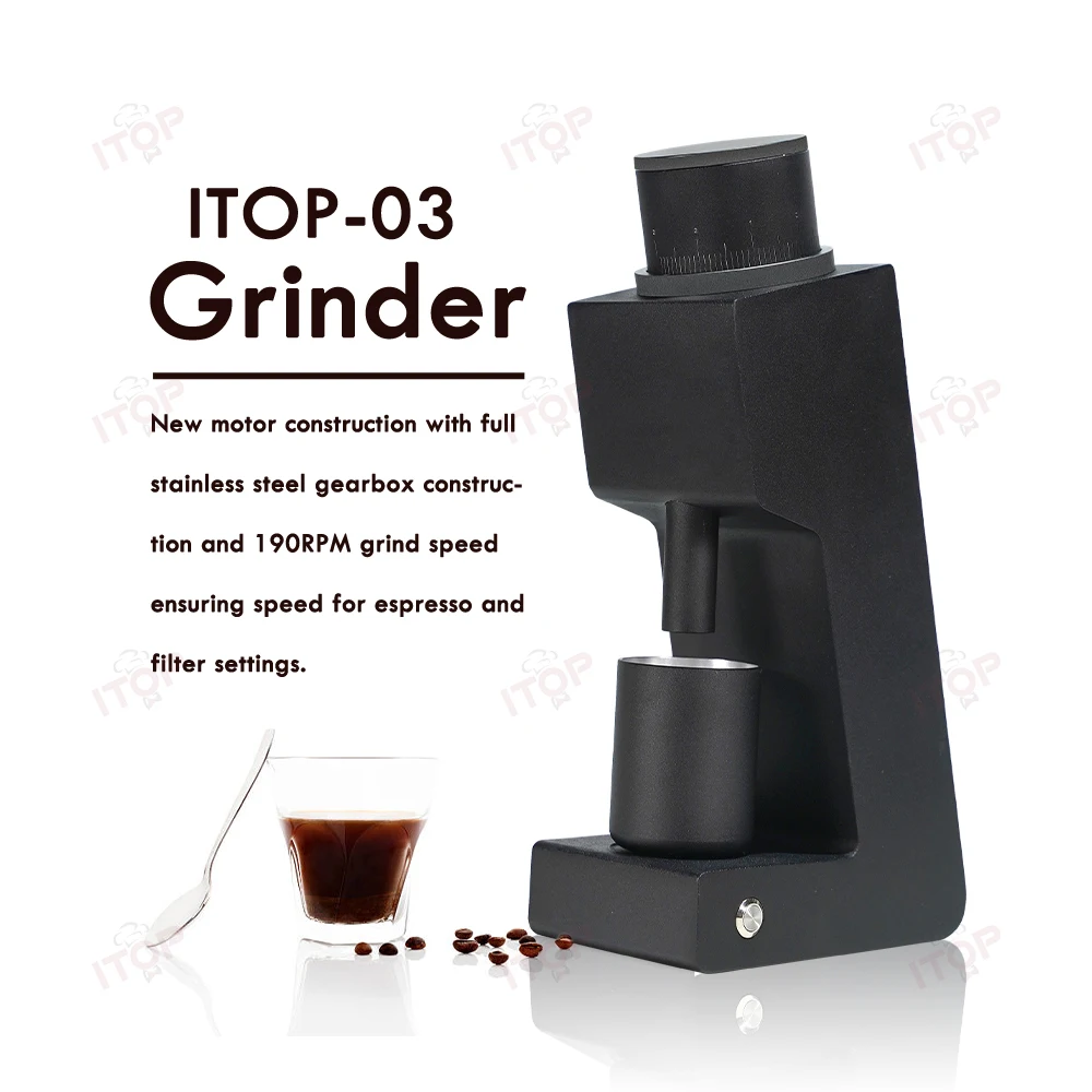 2023 ITOP-03 Espresso Grinder - 48mm Conical Burr Power