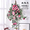 Colgante de pared de rosa auspicioso - Rosa roja