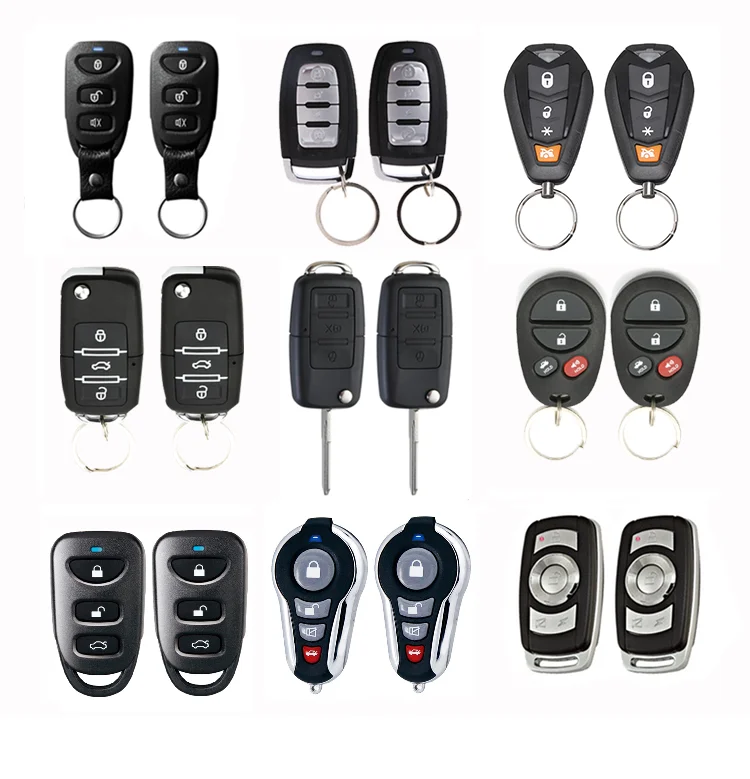 DC 12V Keyless One Way Mobile APP Remote Smart Car Alarm System