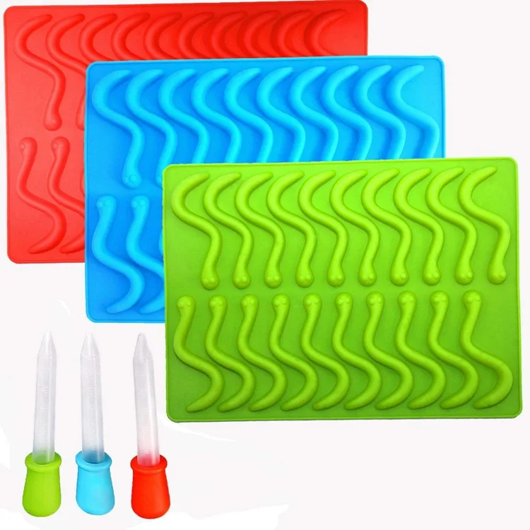 Snake silicone baking mold