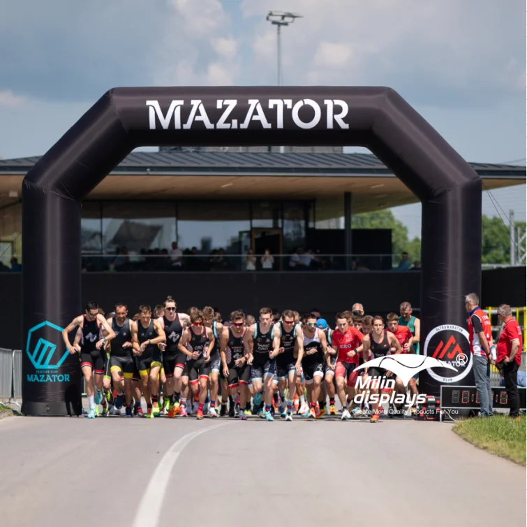 High Quality sealed Archway Custom Print Inflatable Arch for Marathon