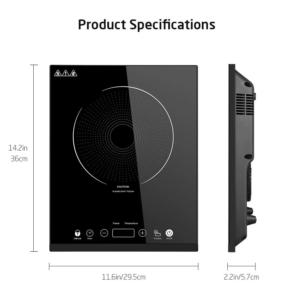 Wholesale 1800w 2200w Induction Cooker Kids Safety Lock Induction Cooker Sensor Touch Electric