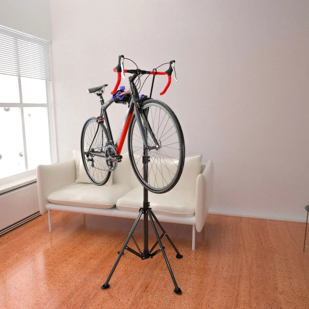 Portable Bike Repair Stand Height Adjustable Bicycle Repair Rack For