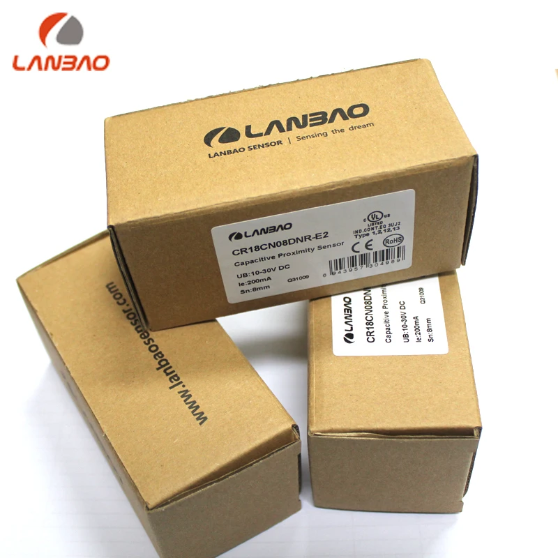 Lanbao Plastic Square Capacitive Proximity Liquid Level Sensor
