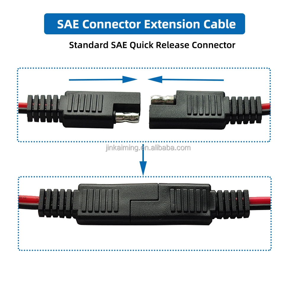 10awg Sae Connector Extension Cable Sae Quick Connector Disconnect Plug Sae Power Automotive 1844