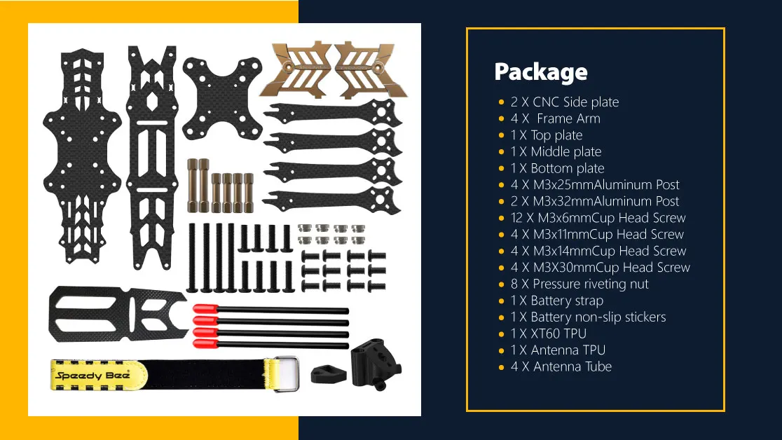 FS225 V2 carbon fiber drone frame 5 inch For Rc fpv Drones manufacture