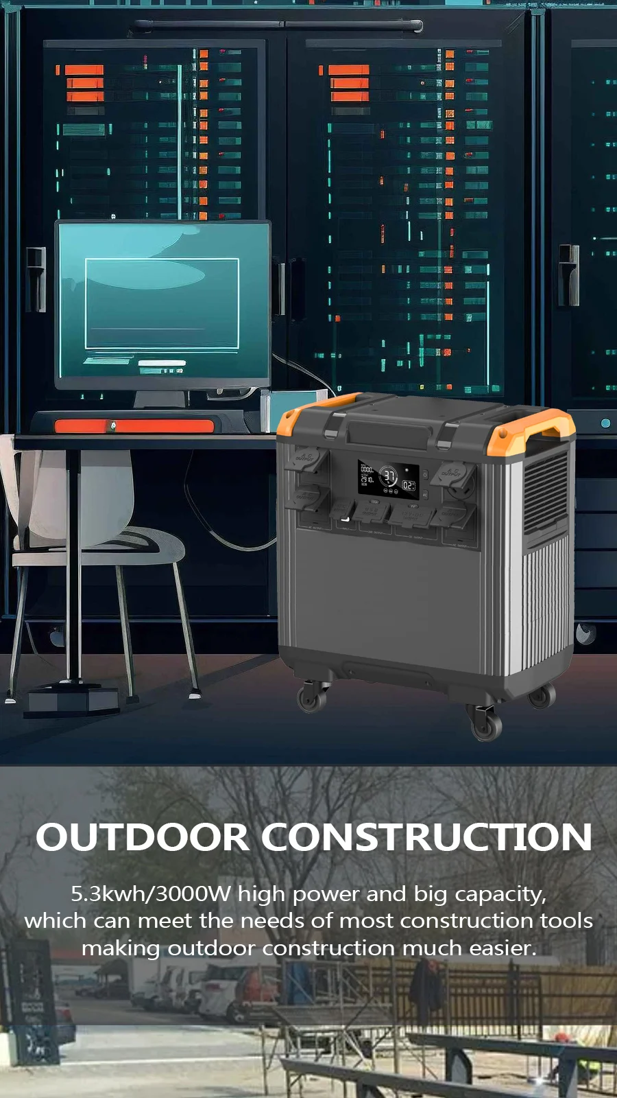 product customized portable solar station foldable solar panel generator multifunctional  220v ac outlet mppt controller 3000w-6
