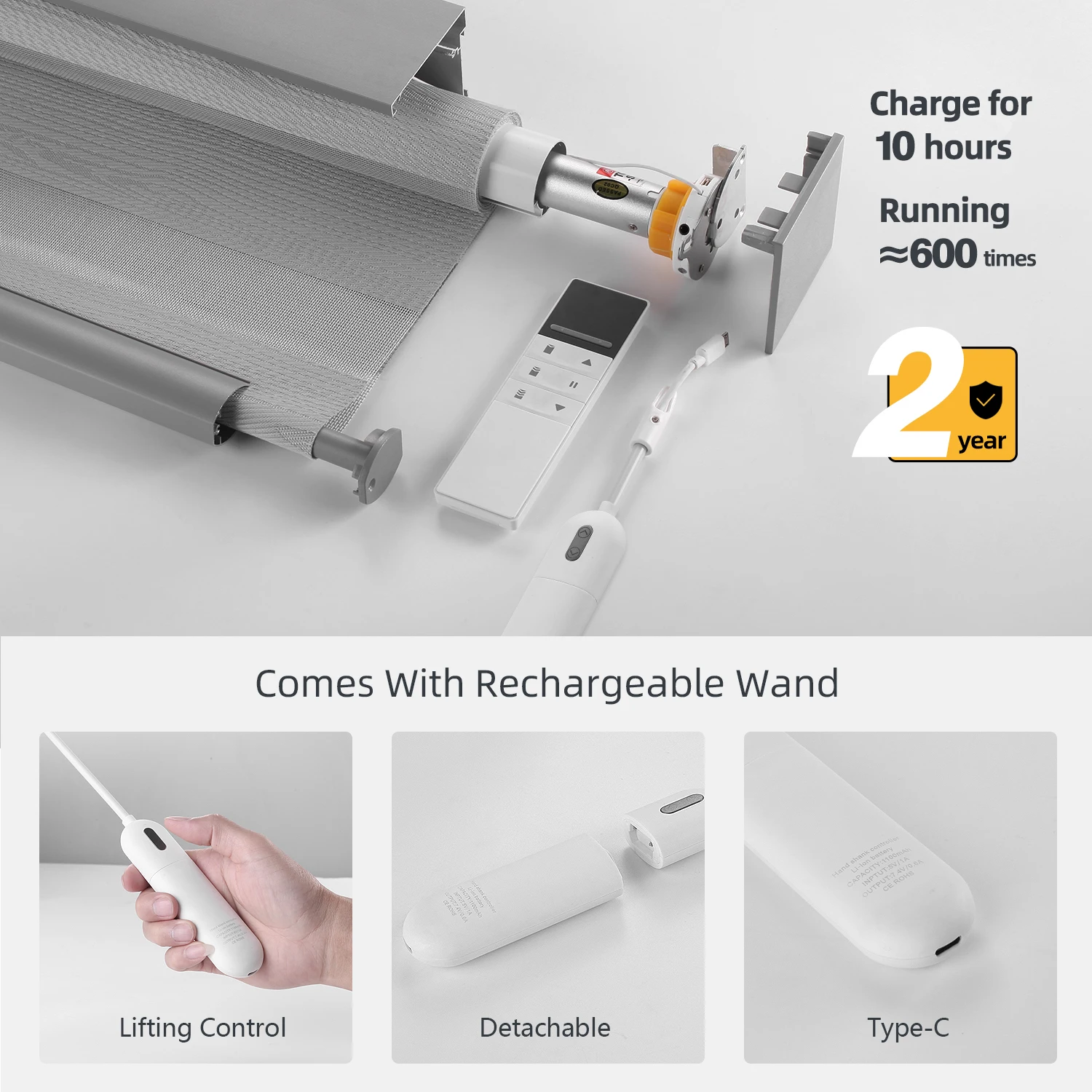 Customized Cordless zebra Blinds for Window Electric Motorised Blinds and Curtains Sunscreen Cordless Blind