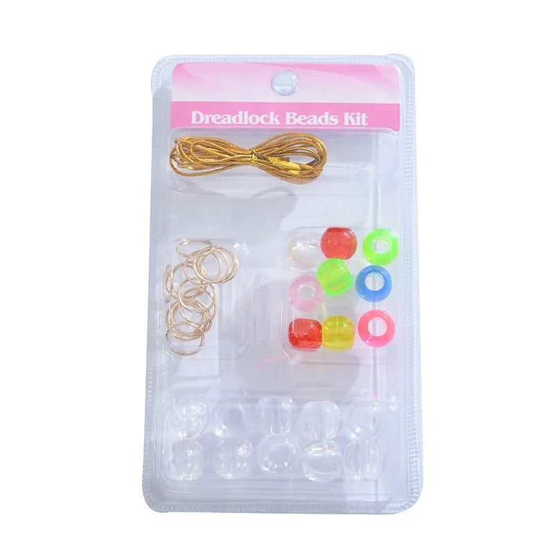 Оптовая продажа DIY аксессуары для волос с большими отверстиями кулоны А-дреды пластиковый хвостик из