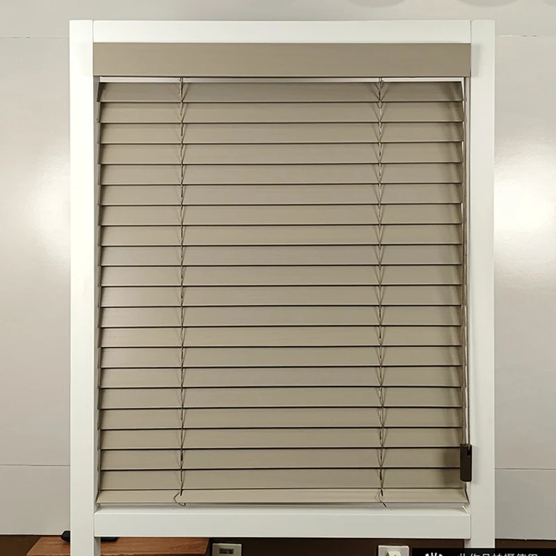 Paulownia Lightweight Blinds Environmentally Durable Home Work Safe Choice Simple Style Safe Loop Cord Headrail System Design