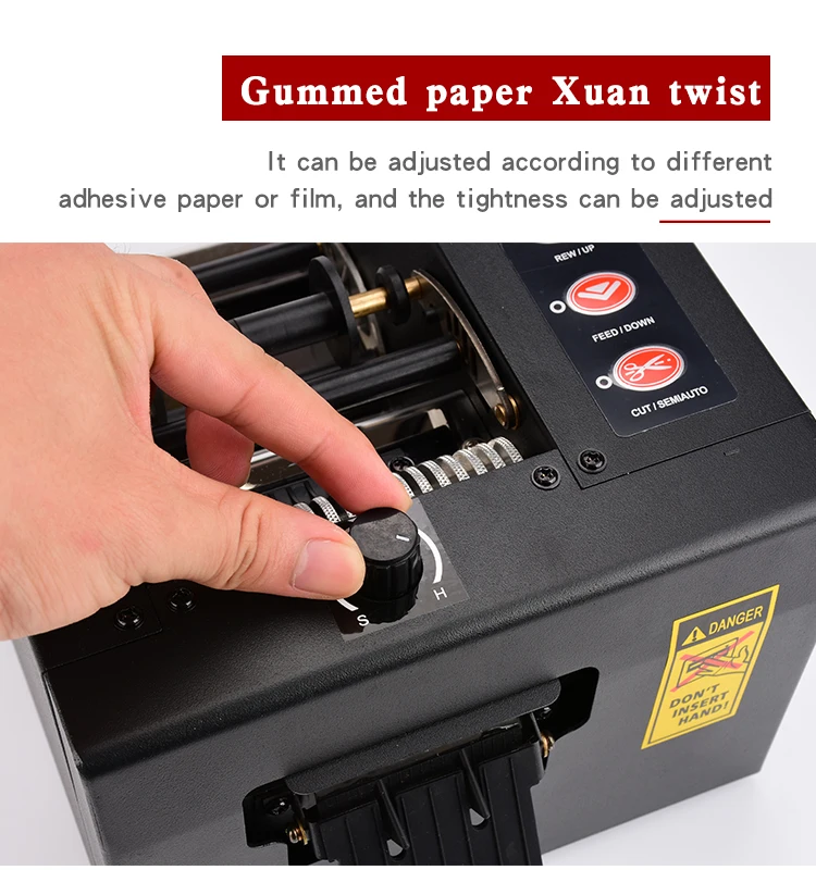 ZCUT-150 Automatic Tape Cutting Machine 8-150MM Paper Cutter Tape Dispenser Machine