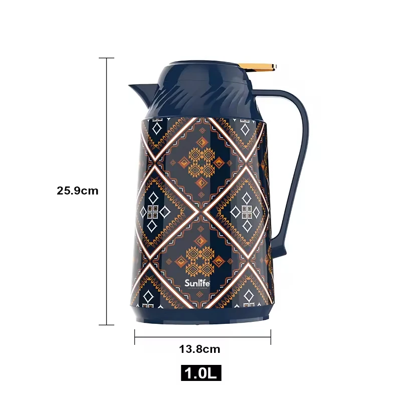 Sunlife Vacuum Flask Factory Patent Design Thermo Glass Refill Metal Thermos Coffee Pot
