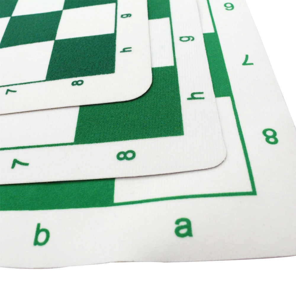 Rollup Chess Game Board Pieces Set Tournament Chess Mat Pu Leather