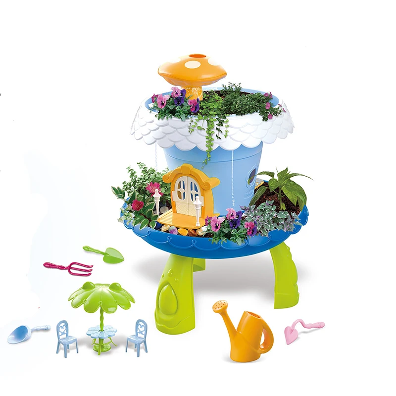 WOWToys Fairy Garden Kit Kids Gardening Set Indoor Outdoor Play Activity Tool A 