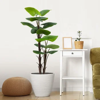 High Quality Table Indoor Artificial Fan Palm Palmeira Arbre Artificiel