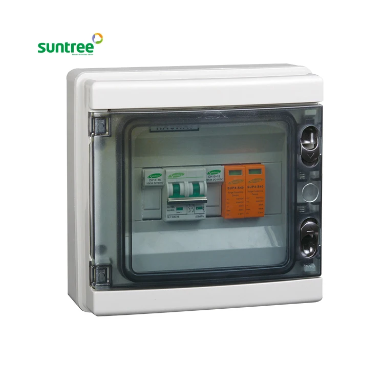 Wenzhou Xinchi 10 Strings Solar Pv Array Dc Combiner Box 4 in 1 Out for Solar System