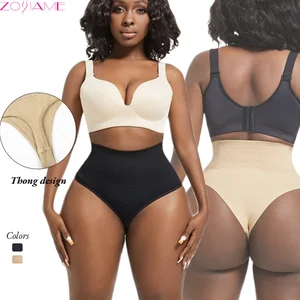 Luxurious Abdomen-Control Thong-Style Plus-Size High-Waisted Shape-Defining Butt-Lifting Shapewear Pants for Women