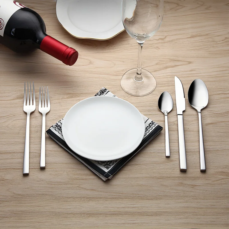 Столовые приборы Armhorse из нержавеющей стали 18/8, столовая посуда, вилка для торта, ложка для чая, кофе, нож для стейка