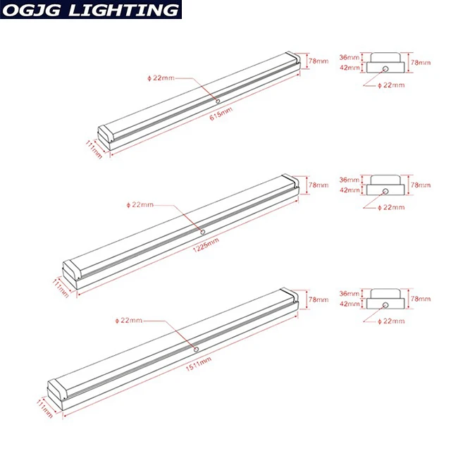Suspended 2X36w PC Diffuser LED Fluorescent Lighting Petrol Station Replace T5 T8 Emergency Ceiling Led Light Fixture