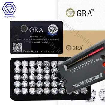 Rarity Super White Lab Grown Moissanite Stone Loose Diamonds VVS1 All Sizes Moissanite Price Per Carat for Jewelry