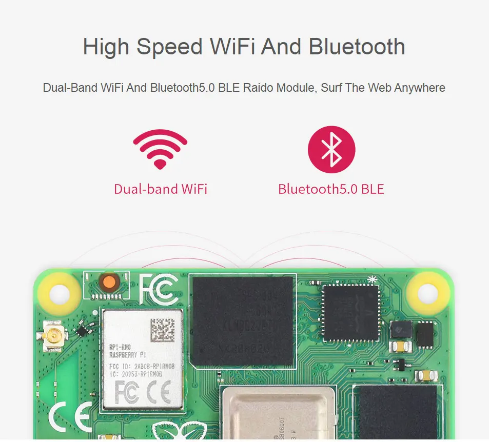 Raspberry Pi Compute Module 4 CM4 LITE WIFI eMMCwifi core board carrier board