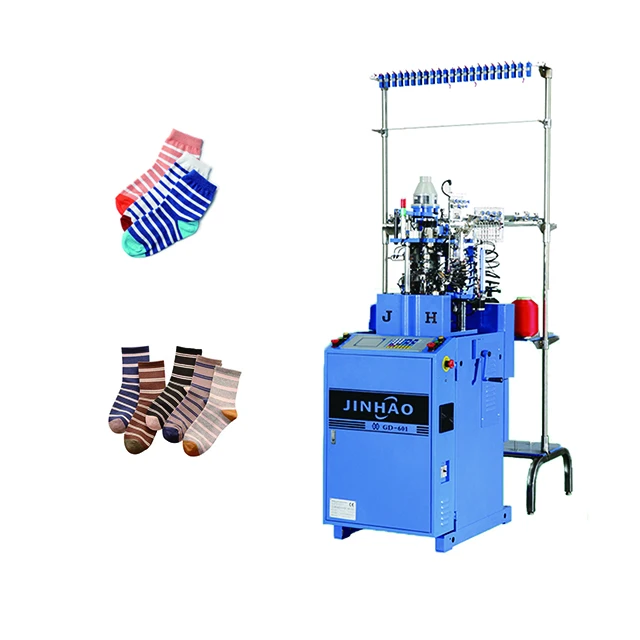GD-WSD высококачественный двухцилиндровый полностью компьютеризированный простой вязальный станок для носков зимние толстые махровые носки машина производства