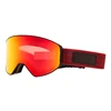 Lentille rouge noire + cadre noir