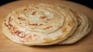 CE Automatic Flaky Roti Canai Making Machine Malaysia Roti Prata Production Line Automatic Lachha Paratha Machine