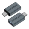 Type c Male to USB a Female Gray