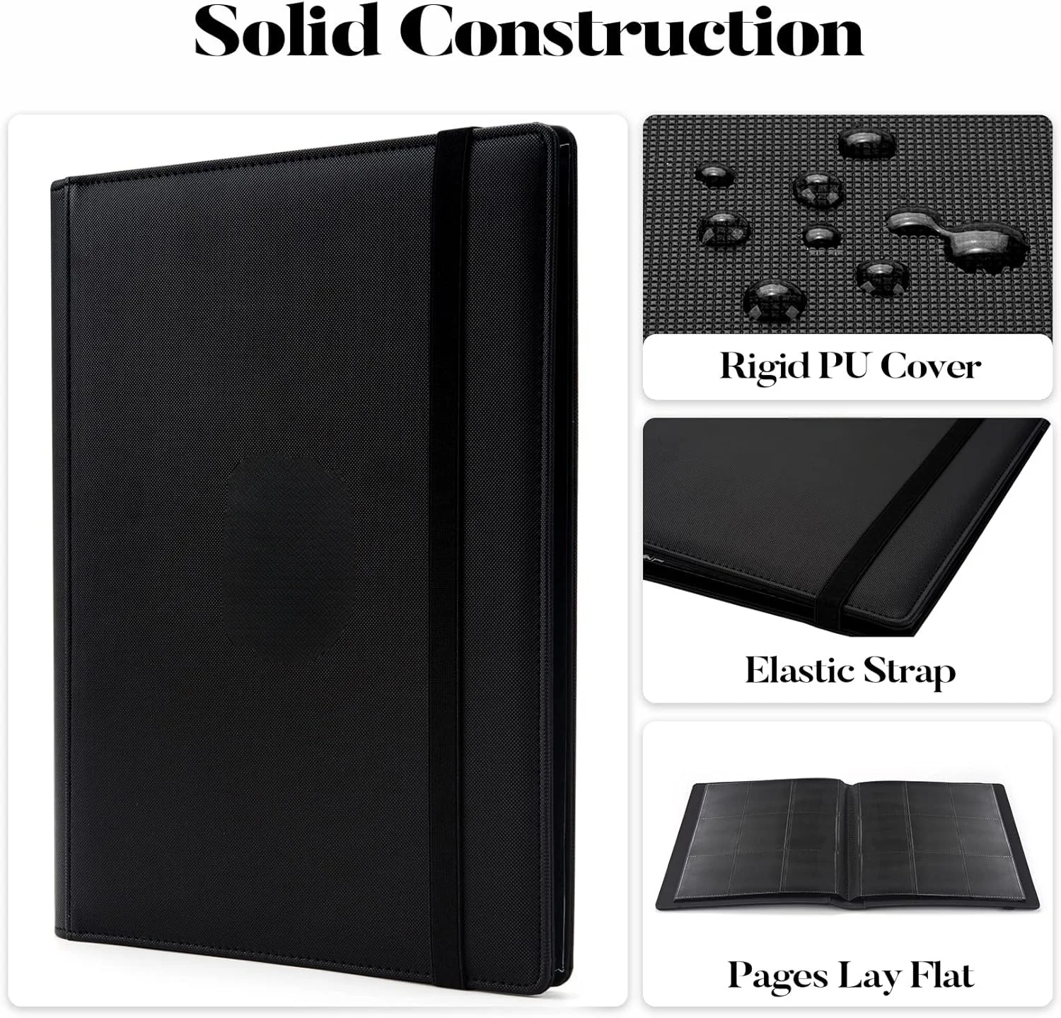 PU Trading Card Binder 9 Pocket Strap Album 360 Cards Custom Logo Card Binder Manufacturer Wholesale Supplier PU Trading Card Binder 9 Pocket Strap Album 360 Cards Custom Logo Card Binder Manufacturer Wholesale Supplier