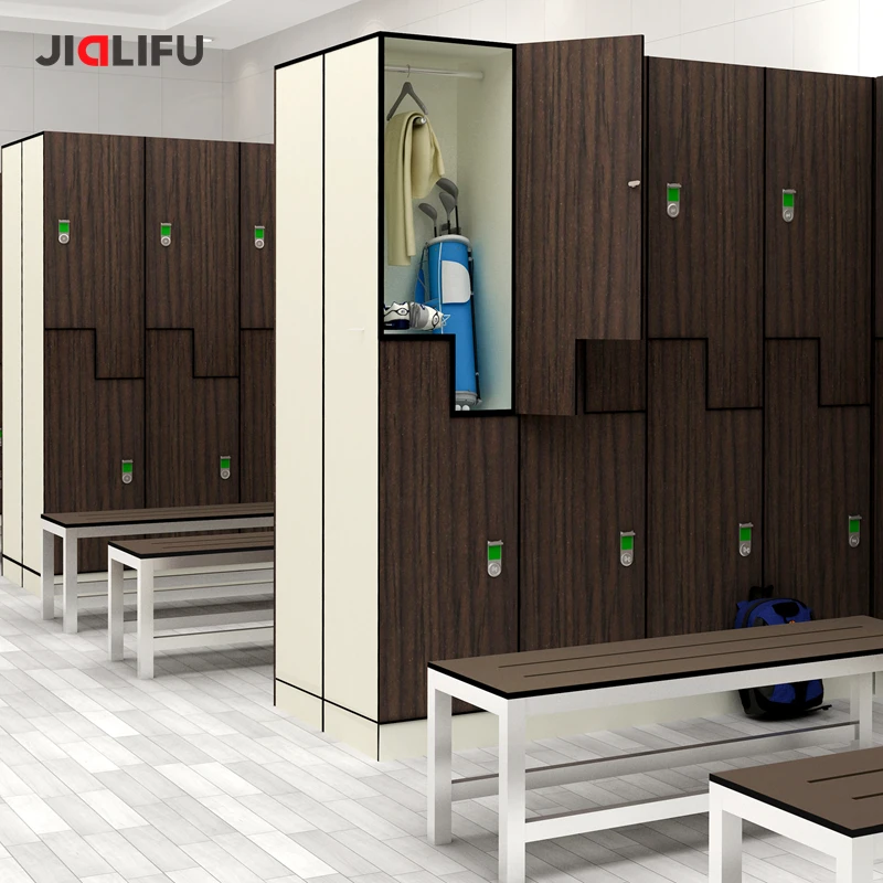 Jialifu Durable Wooden Student Storage Locker Cabinet for Club Gym Locker Room Cabinets