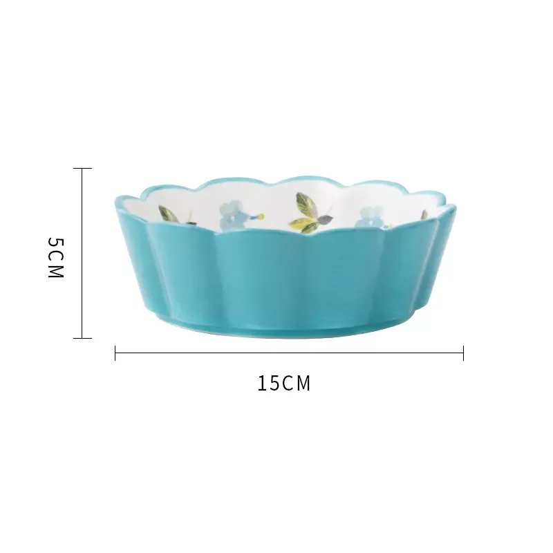 Nordic Ceramic Bakeware Baking Dishes Pie Pan Cake Baking Pan Trays Microwave Oven Safe Custom Logo manufacture
