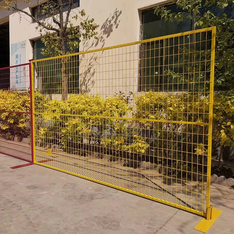 Eco Friendly Building Galvanized Fence Removable Temporary Fence Panel Hot Sale Custom Pvc Canada Temporary Fence for Event