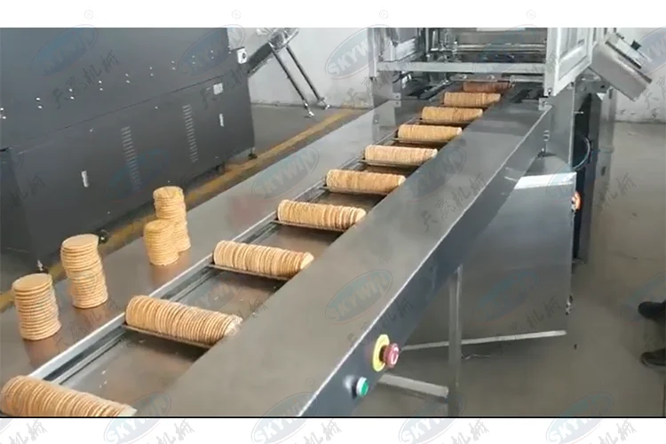 Skywin Automatic Feeding Biscuit X Fold Packing Machine