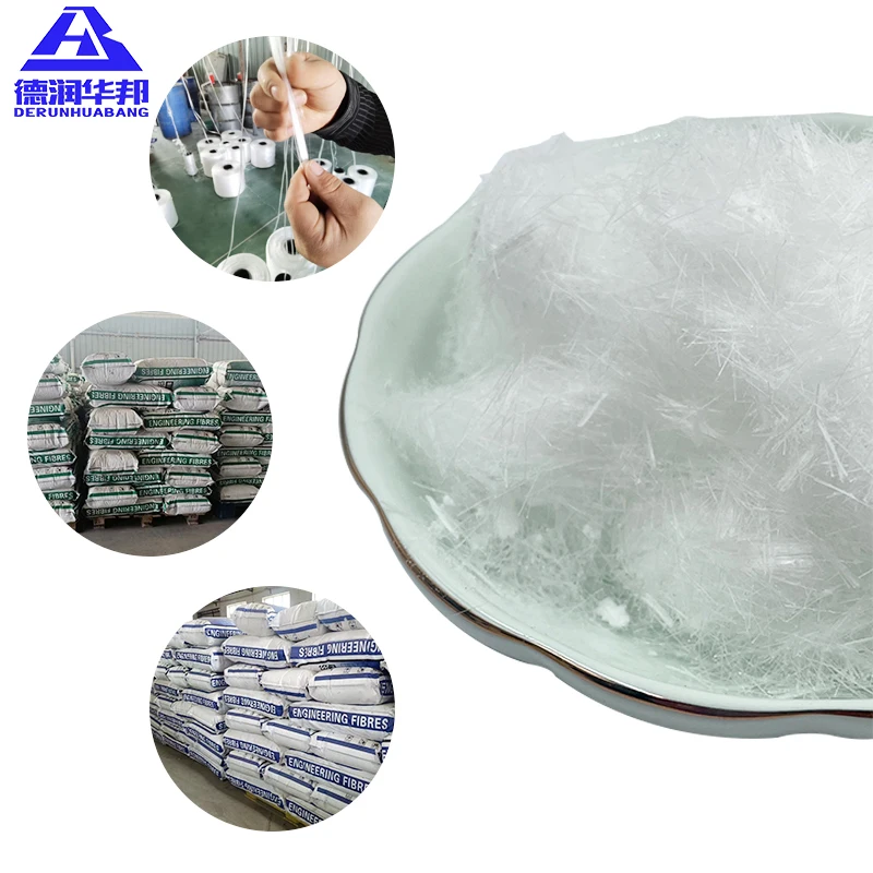 3 mm/6 mm/9 mm Cellulosefaser Polypropylenfaser PP Verstärkungsfaser für Faserzementplatten, Außenwandelemente, Minerale
