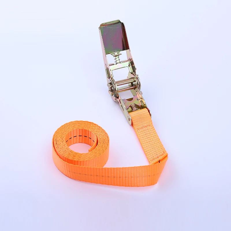 Ratchet Tie Down Straps, Heavy Duty Lashing Straps Adjustable Cam Buckle Tensioning Belts for Mounting on Bicycle Carriers Car L