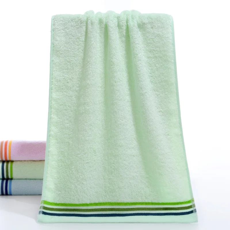 Home Textile Supplier 3 Color Satin Absorbent Hand Towels White Face custom towels factory