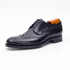 Exquisite Workmanship Goodyear Welted Men Leather Formal Designer Dress Shoes Casual