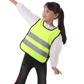 Custom print kids reflective safety vest children New student fashion safety vest