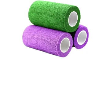 Custom logo coloful non woven cohesive elastic bandage