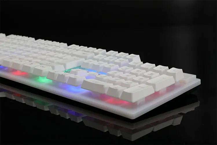 Ancrue Gaming Design Wireless Keyboard and Mouse Combo Set LED for Laptop Computer Gamer