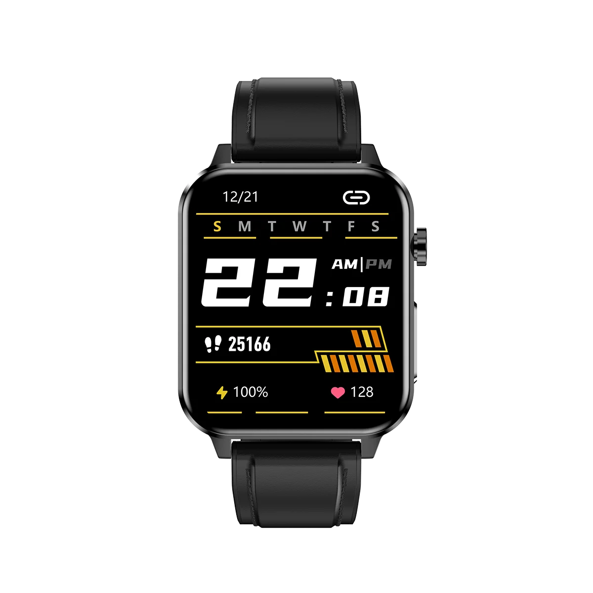 E86 Jam Tangan Pintar Pelacak Kebugaran, Arloji Cerdas Baru 2021 ECG PPG  Suhu Tubuh IP68 Tahan Air Olahraga Pelacak Kebugaran untuk Android IOS